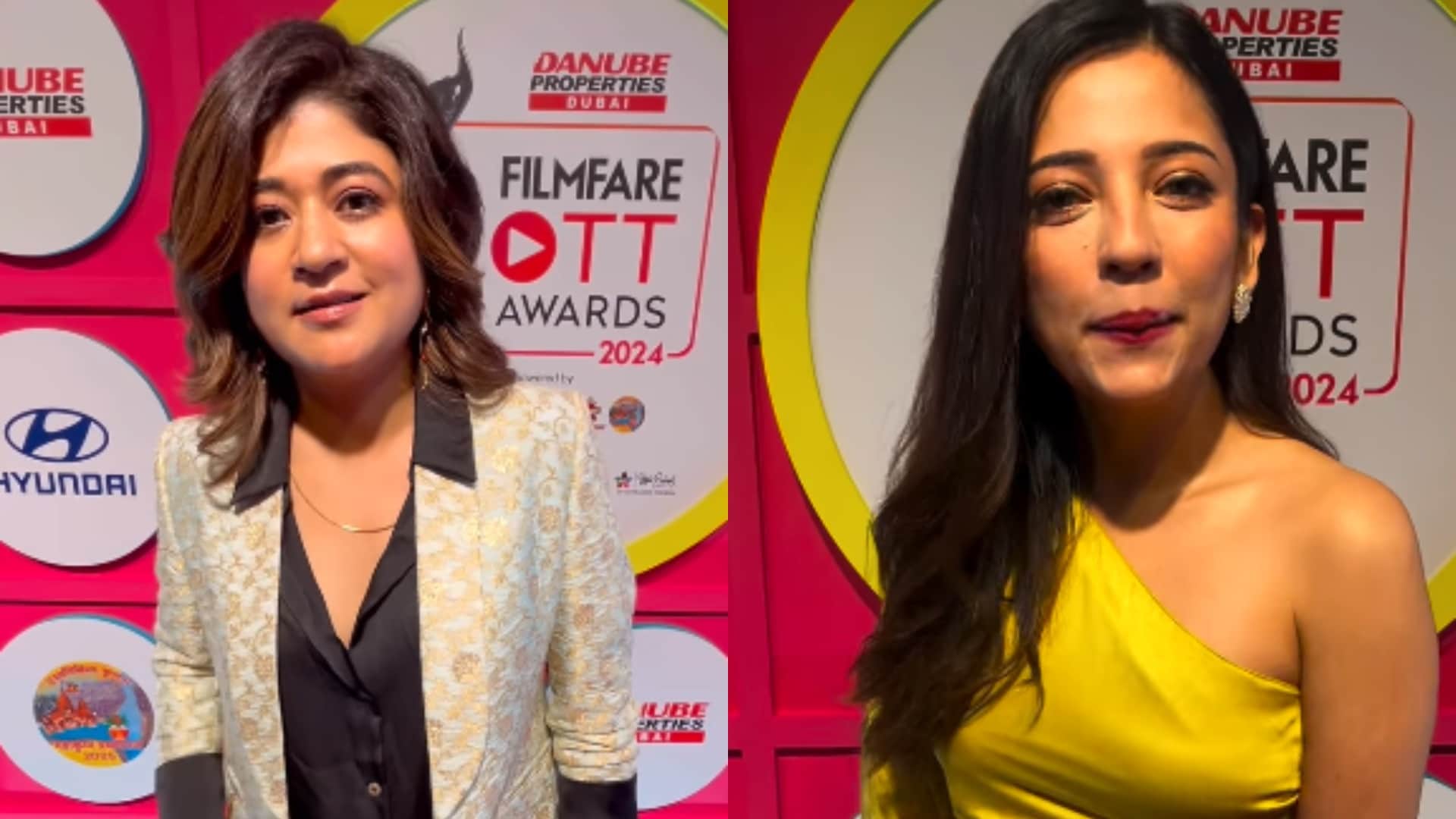 Filmfare OTT Awards 2024 celebs look red carpet shriya pilgaonkar priyanka chahar choudhary barkha singh