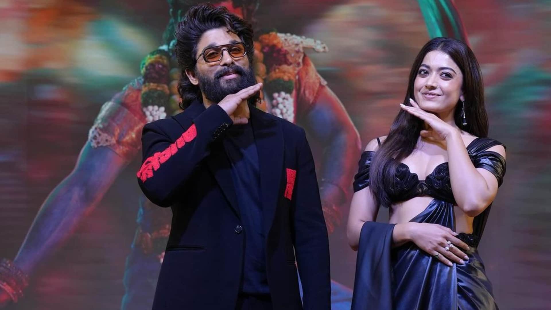 Pushpa 2 Release time locked for Peelings song Allu Arjun rashmika mandanna today at 6 03 PM