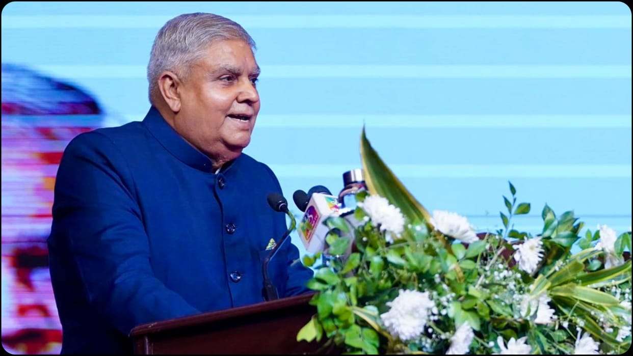 Post-independence narratives manipulated to credit only select individuals: Dhankhar