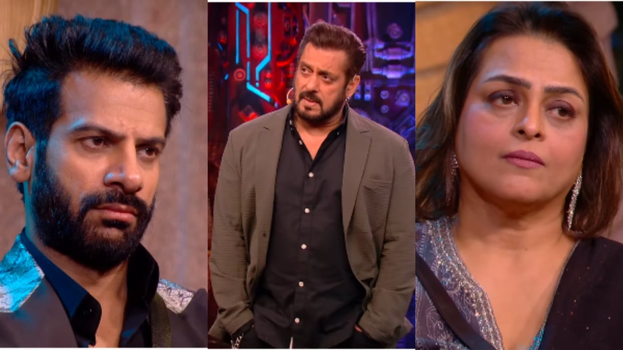 Bigg Boss 18 salman khan slams karanveer mehra for not taking stand against shilpa shirodkar