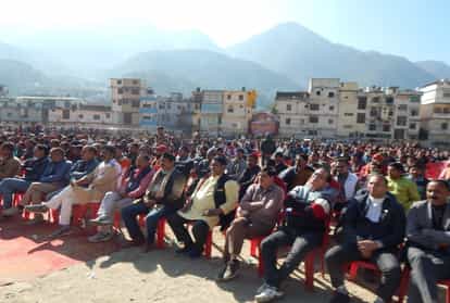 उत्तरकाशी मस्जिद विवाद पर आज आयोजित हुई महापंचायत, हिंदूवादी नेता हुए शामिल तस्वीरें