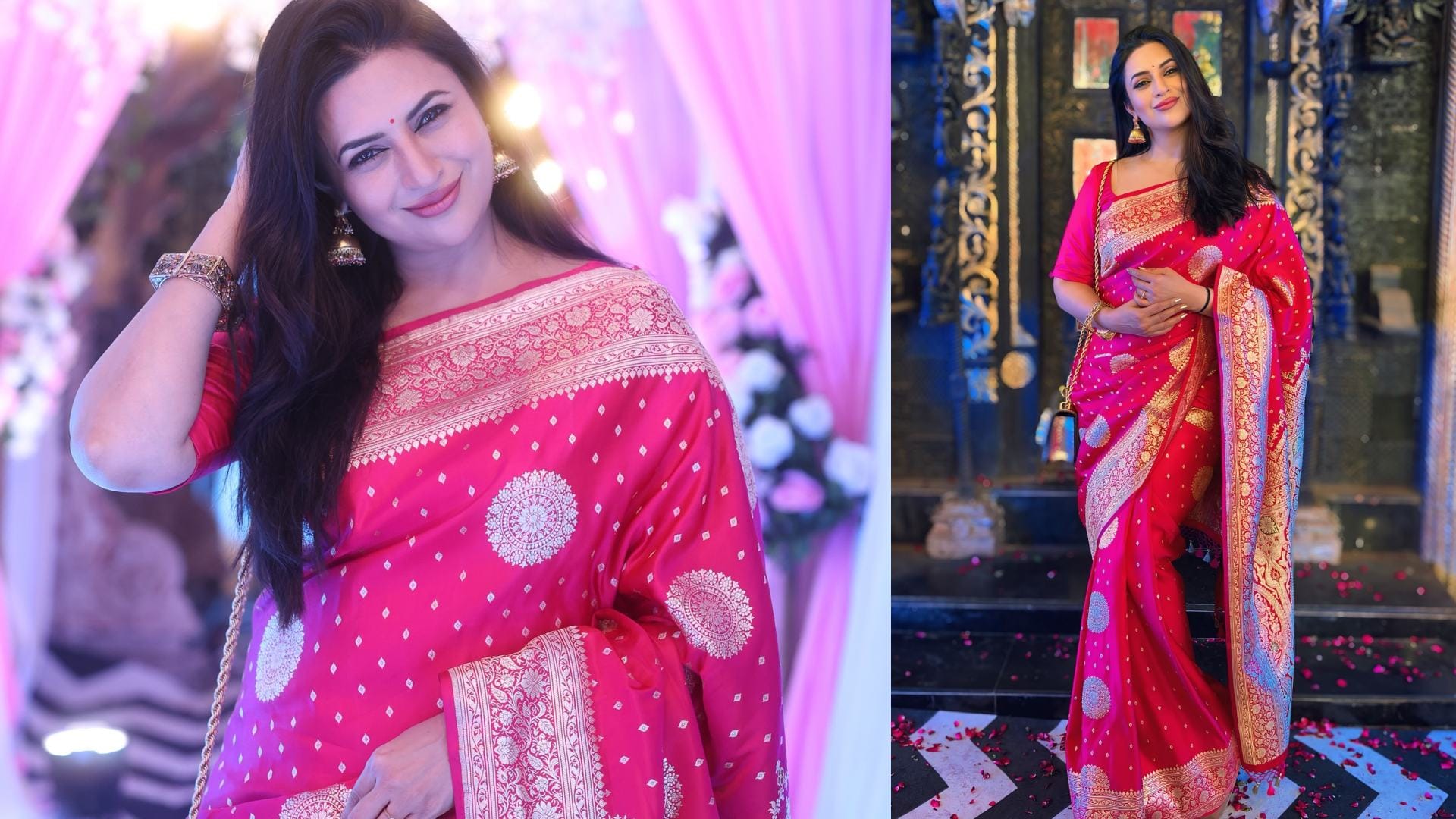 TV actress Divyanka Tripathi saree looks for wedding seasons