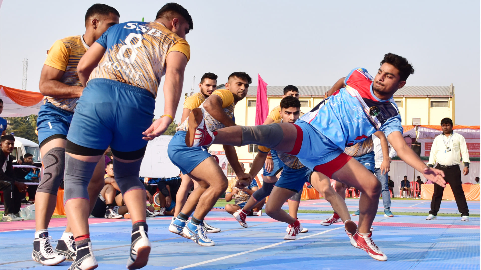 Kabaddi tournament in Gorakhpur, Rajasthan defeated SSB 52-40 in the inaugural match.