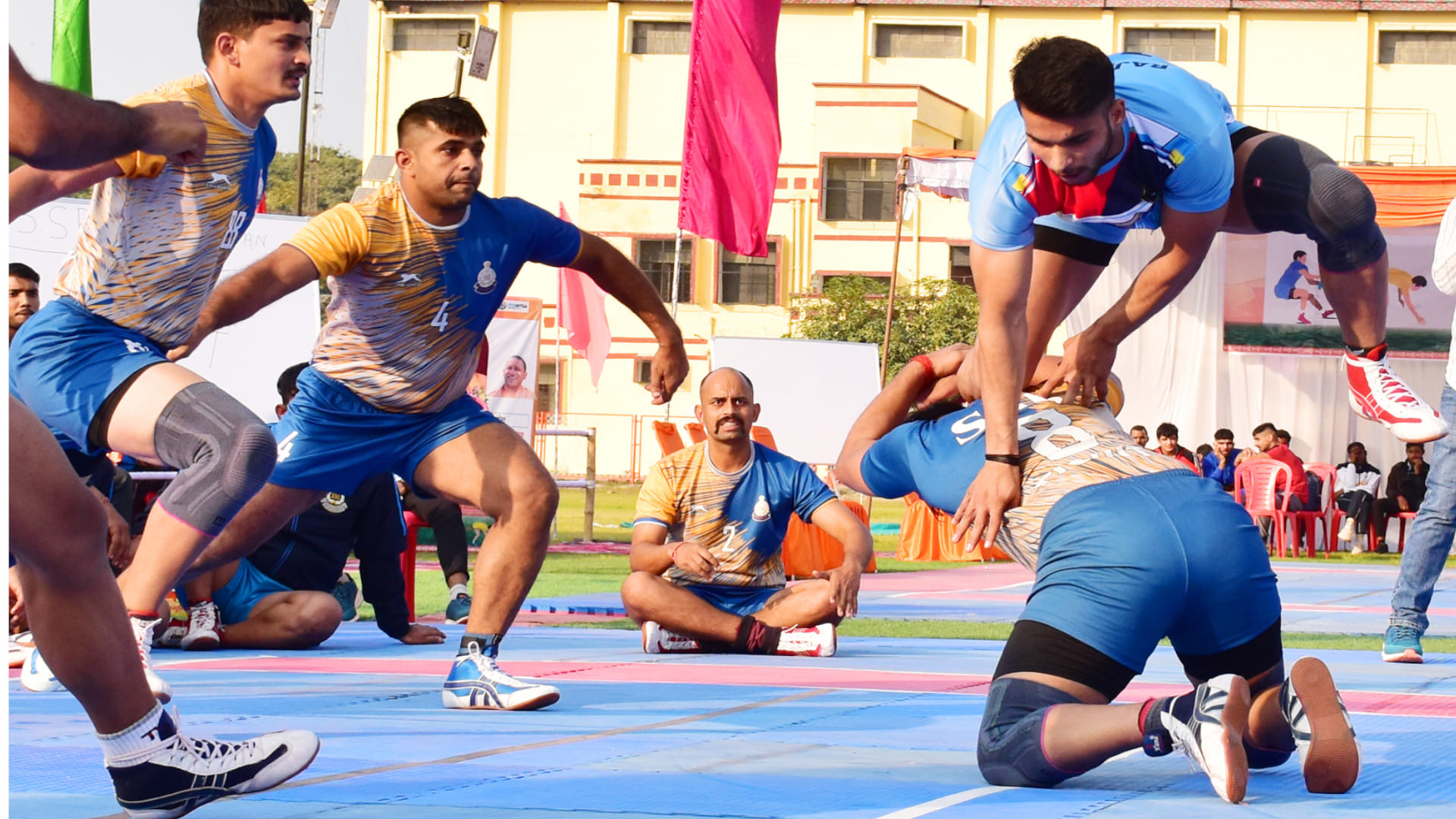 Kabaddi tournament in Gorakhpur, Rajasthan defeated SSB 52-40 in the inaugural match.