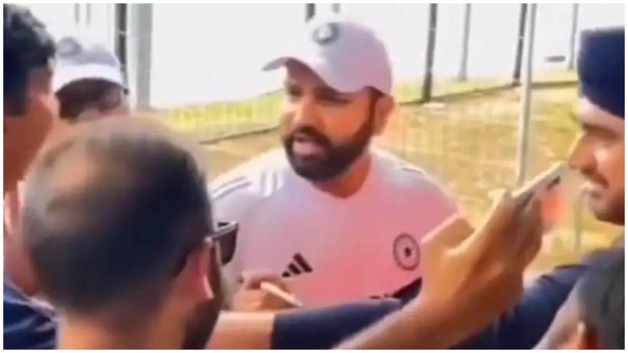IND vs AUS: 'one work can be done at a time...', Rohit Sharma angry at fans going for practice, Watch Video