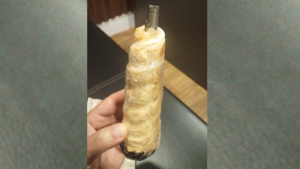 Iron rod in cream roll in Lucknow.