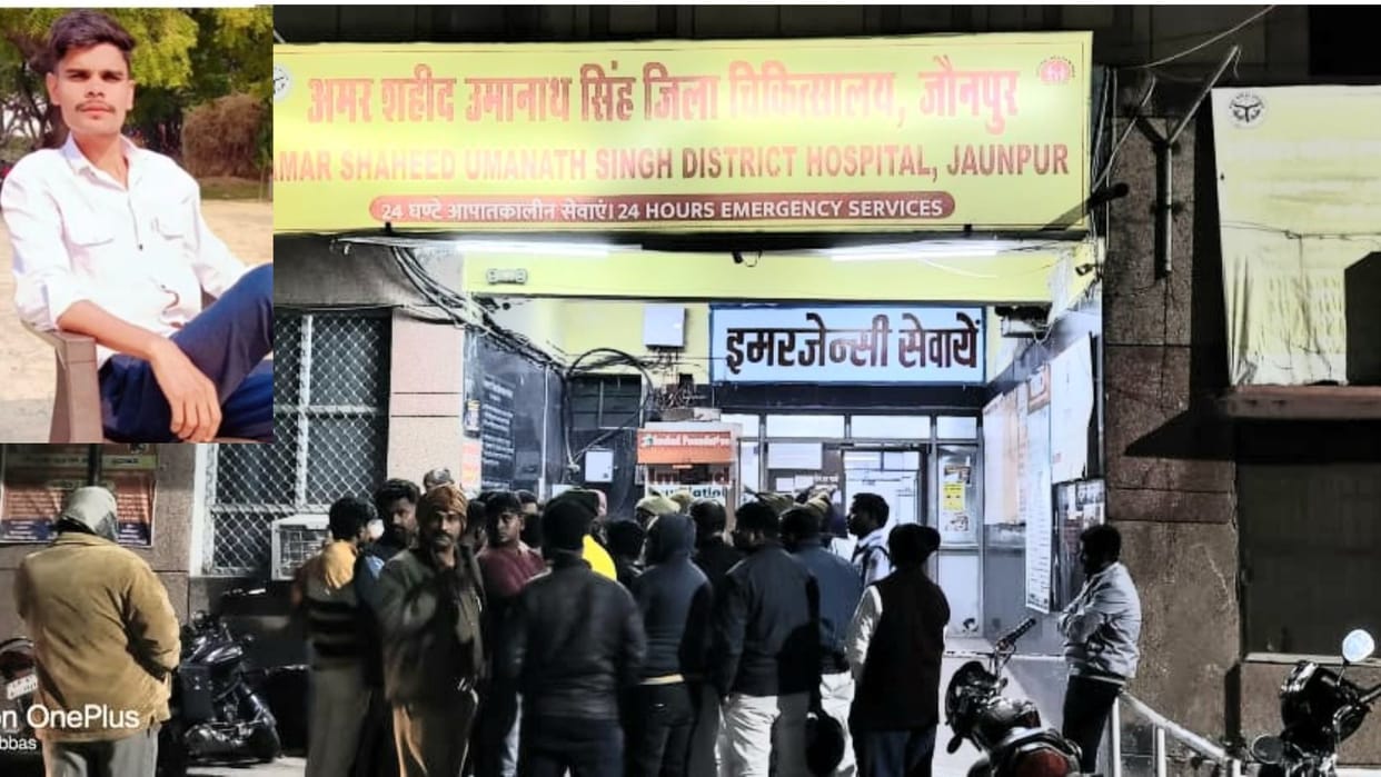 miscreants riding Bolero crushed young man to death in jaunpur