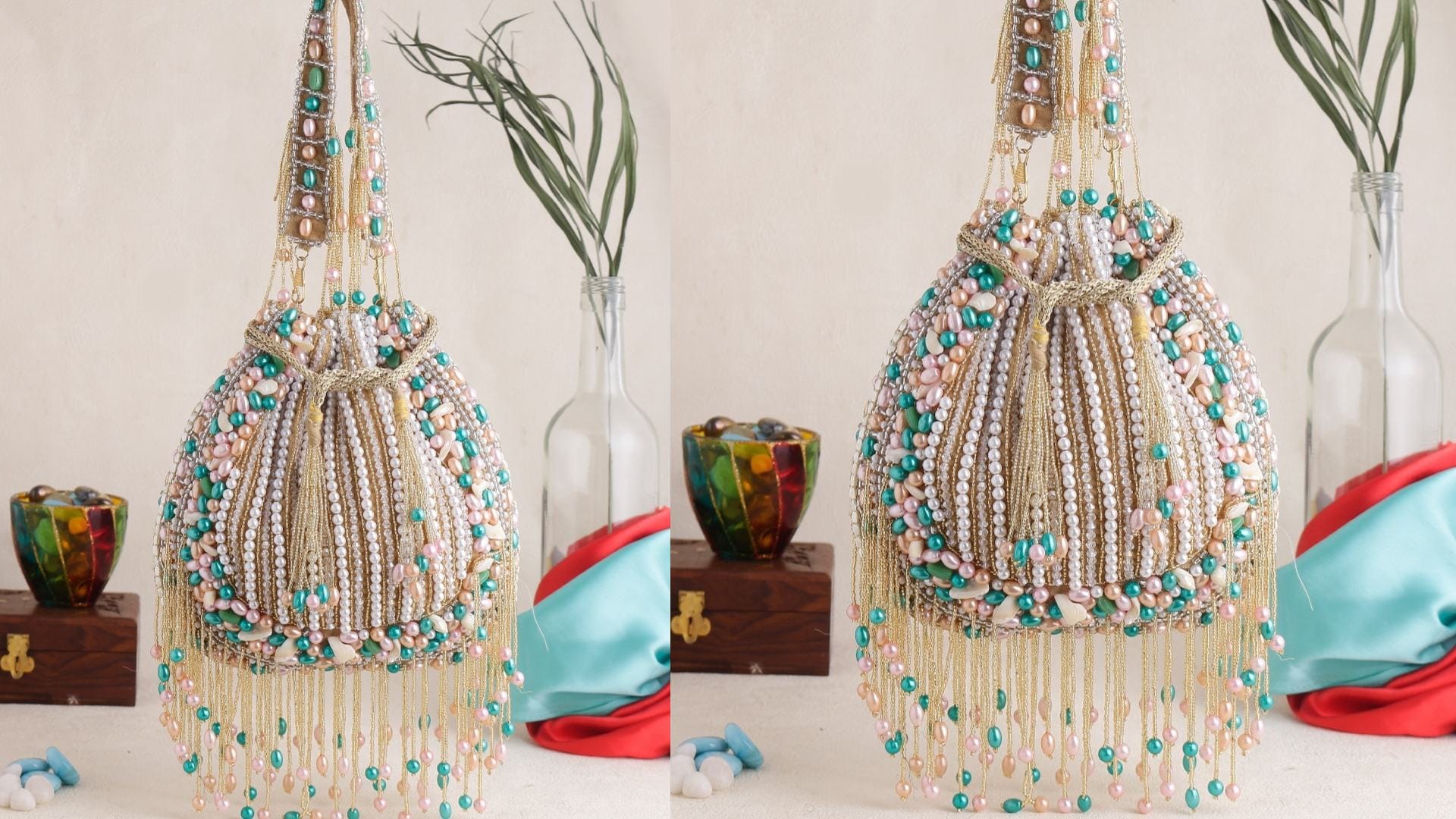 Fashion Tips how to select perfect potli bag for ethnic collection