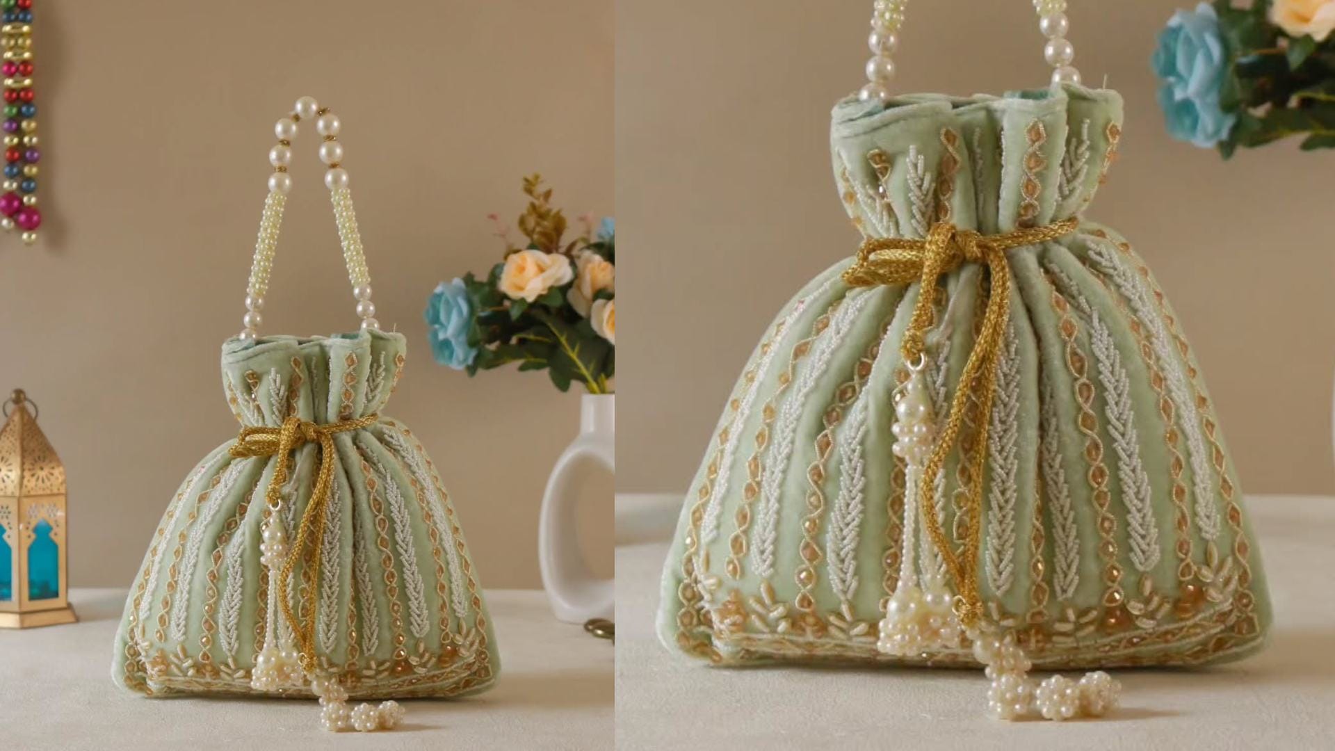 Fashion Tips how to select perfect potli bag for ethnic collection