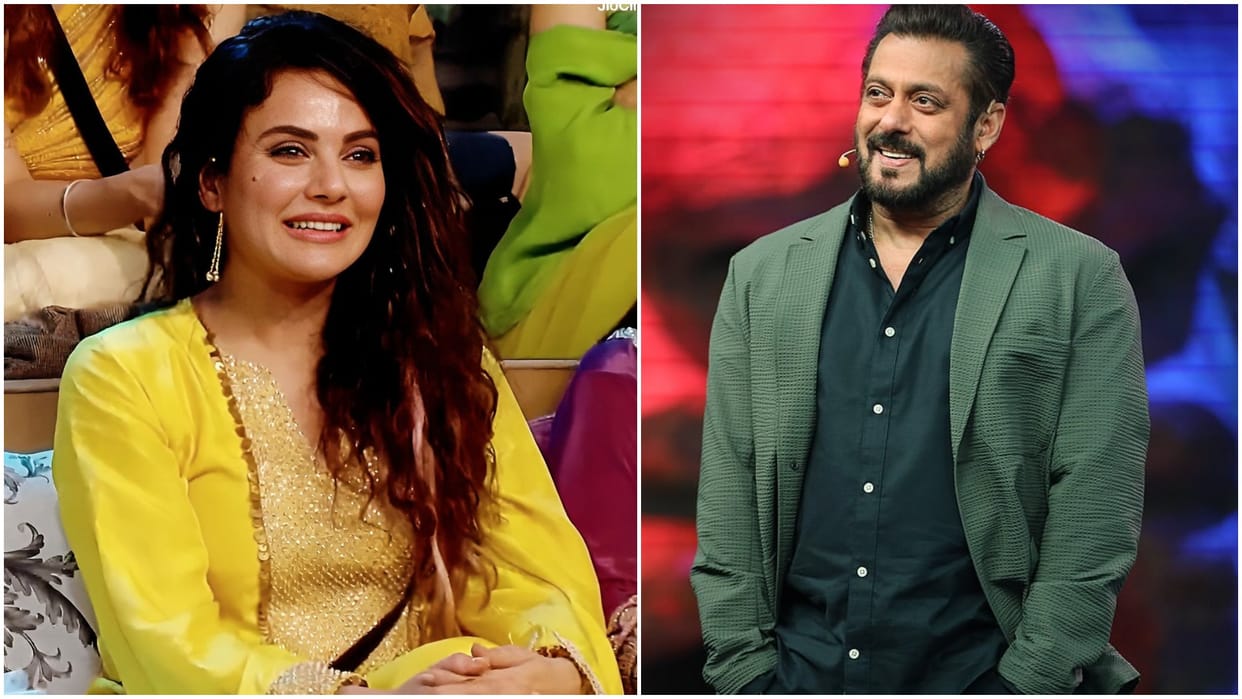 Bigg Boss 18 latest episode sara arfeen khan flirts with salman khan actor blushed by her lines