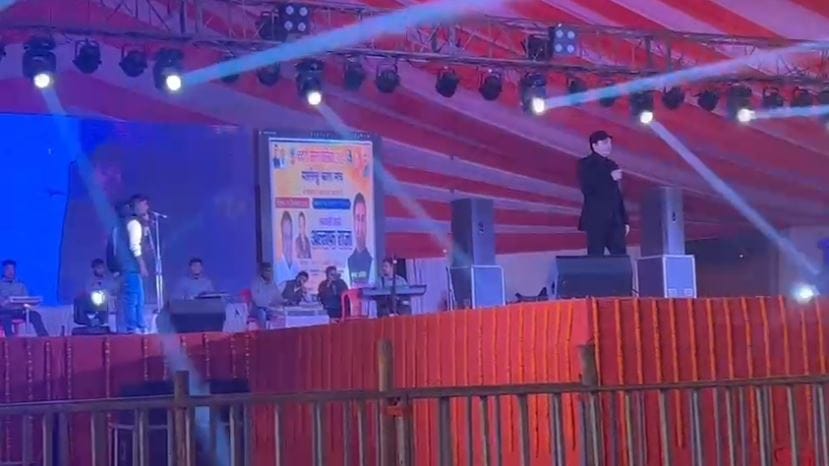 Altaf Raja Tum to thahare pardesi sath kya nibhaoge people danced enjoyed Qawwali nights Dadri fair