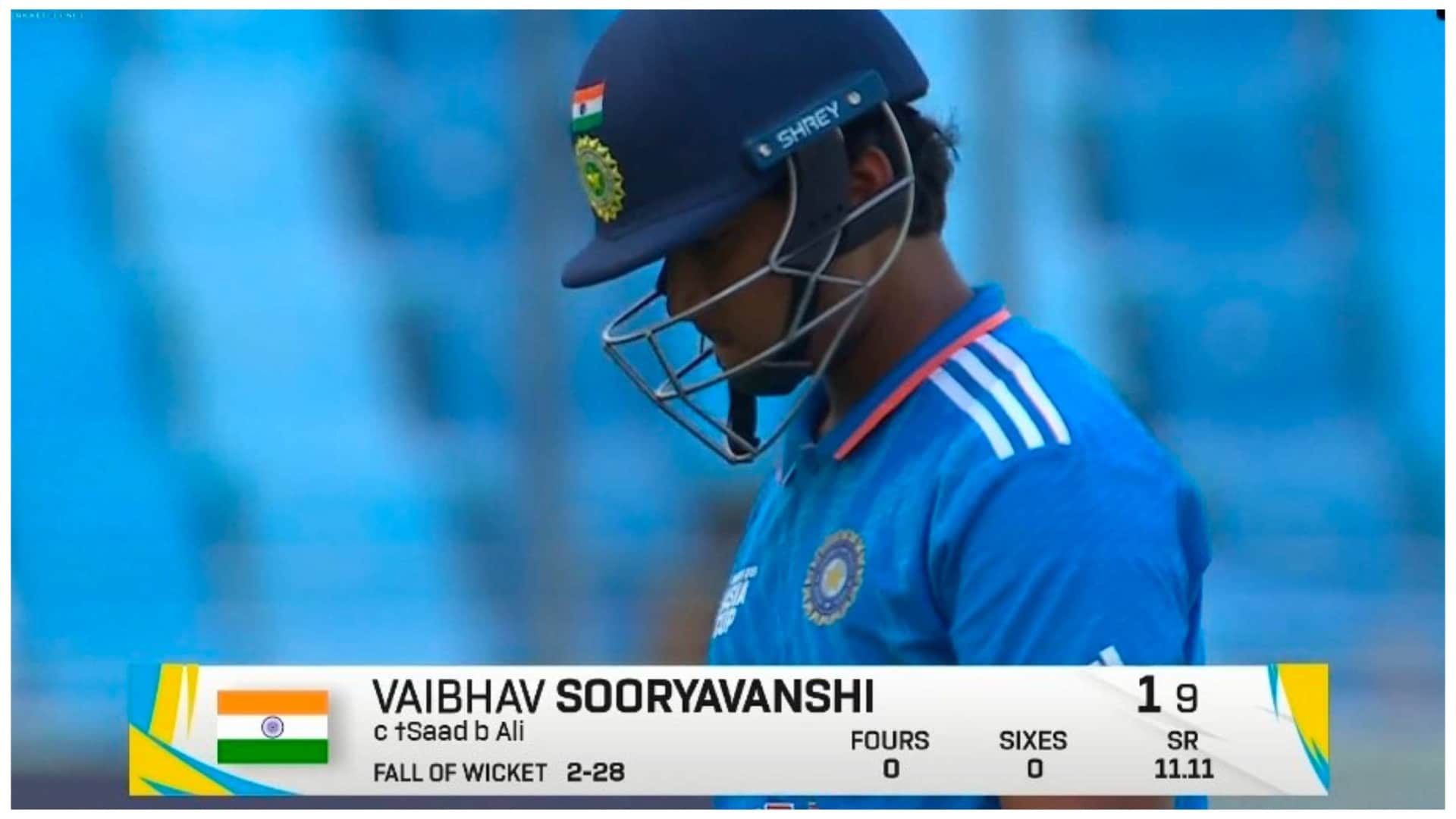 U19 Asia Cup: 13 year old Vaibhav Suryavanshi failed in second consecutive match, score 23 runs against Japan