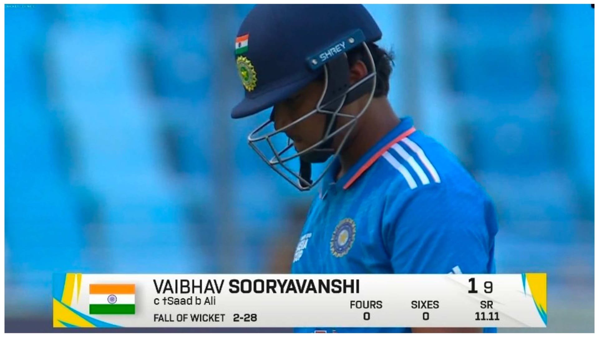 U19 Asia Cup: 13 year old Vaibhav Suryavanshi failed in second consecutive match, score 23 runs against Japan