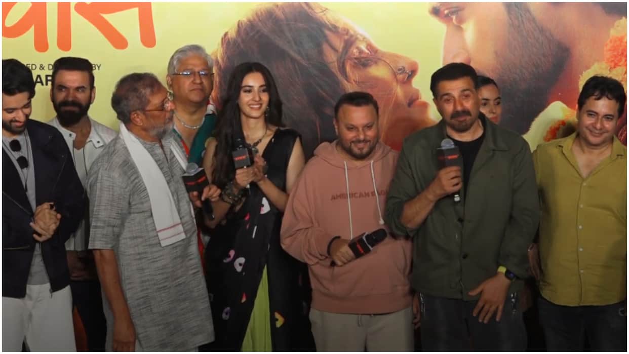 Vanvaas trailer launch event nana patekar sunny deol anil sharma utkarsh sharma simran kaur