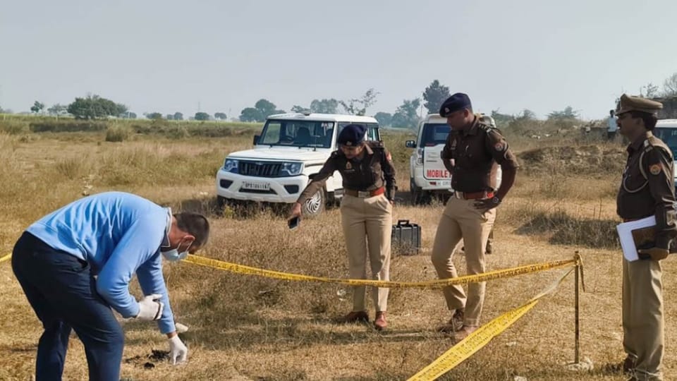 Brutal murder of a youth in Aligarh throat slit after tying hands mouth covered with tape see photos