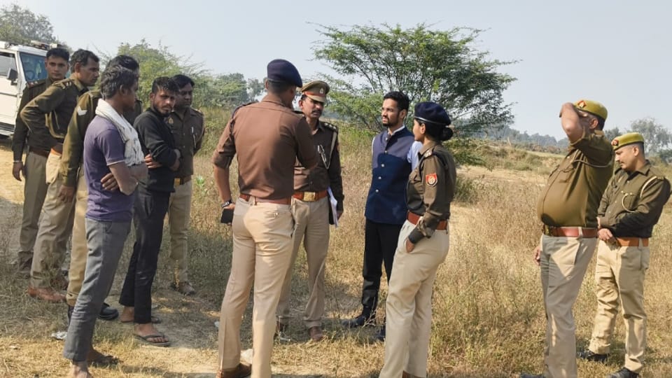 Brutal murder of a youth in Aligarh throat slit after tying hands mouth covered with tape see photos
