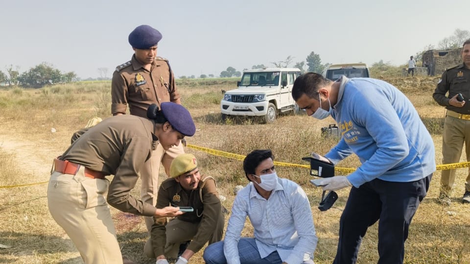 Brutal murder of a youth in Aligarh throat slit after tying hands mouth covered with tape see photos