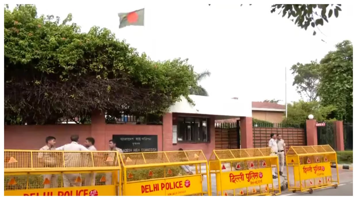 Security beefed up Bangladesh High Commission in Delhi Action against police officers over breach of premises