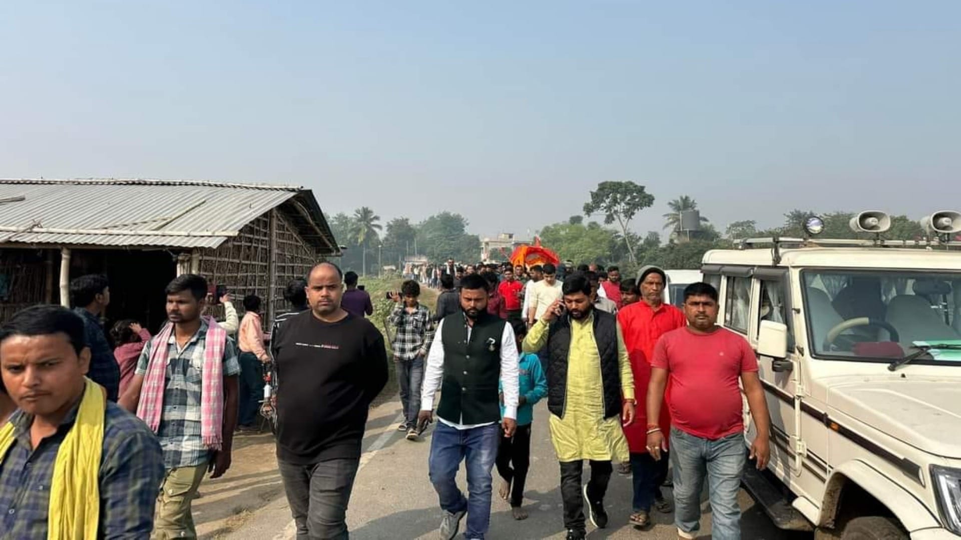 Bihar News: IPS Harshvardhan given final farewell with respect in Fatehpur, demand for review of accident