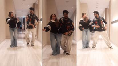 Malaika Arora Maniesh Paul Dance on Varun Dhawan film Baby John Song Nain Matakka video goes viral