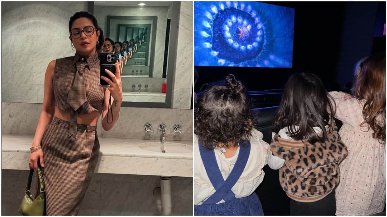 Priyanka Chopra nick jonas gives special treat to daughter Malti on their wedding anniversary watched Moana 2