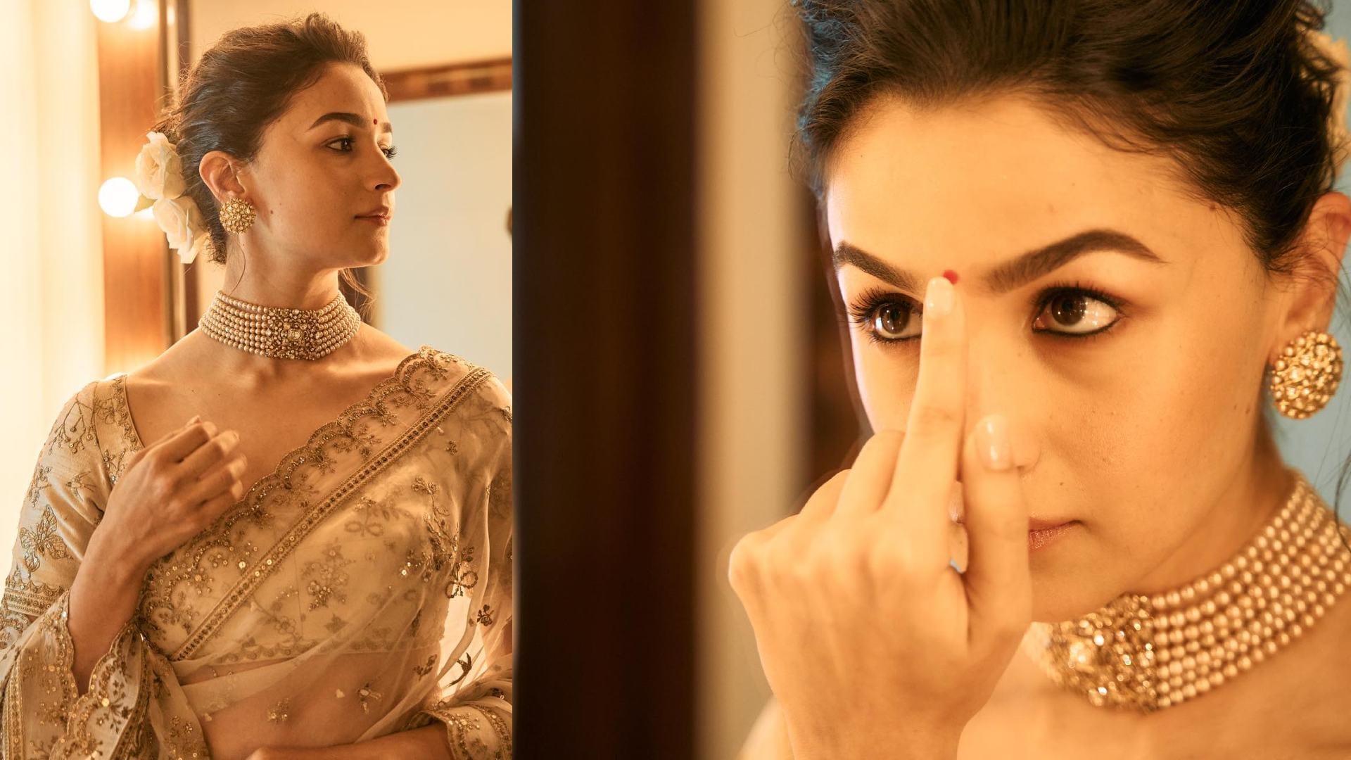 how to wear saree in engagement day  best saree look for engagement