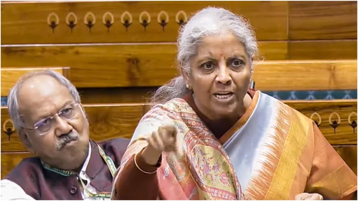 Finance Minister became emotional in Parliament, said- I was made fun of for learning Hindi in Tamil Nadu