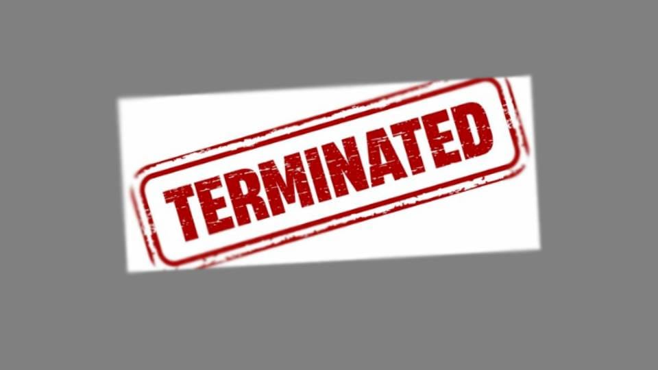 Services of two contractual employees posted in Basic Education Department terminated