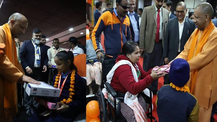 विश्व दिव्यांग दिवस: सीएम योगी ने मेधावी छात्र-छात्राओं को किया सम्मानित, वितरित किए राज्य स्तरीय पुरस्कार