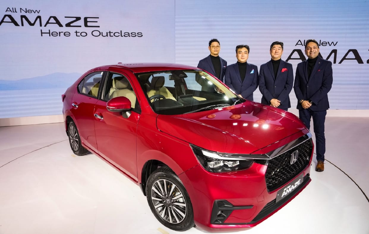 Honda Amaze Facelift 2024 Sedan launched in India Know Price Features Specifications Details
