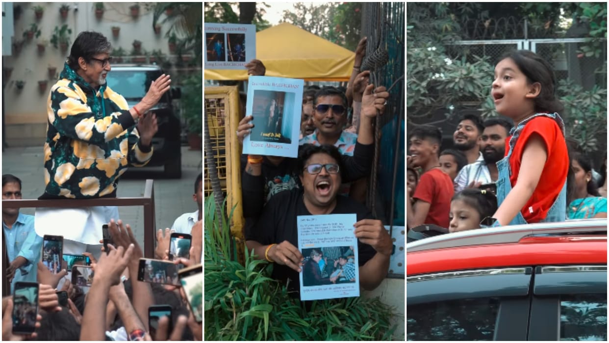 Amitabh Bachchan sunday fan meet video shared by bi b expressed gratitude to fans