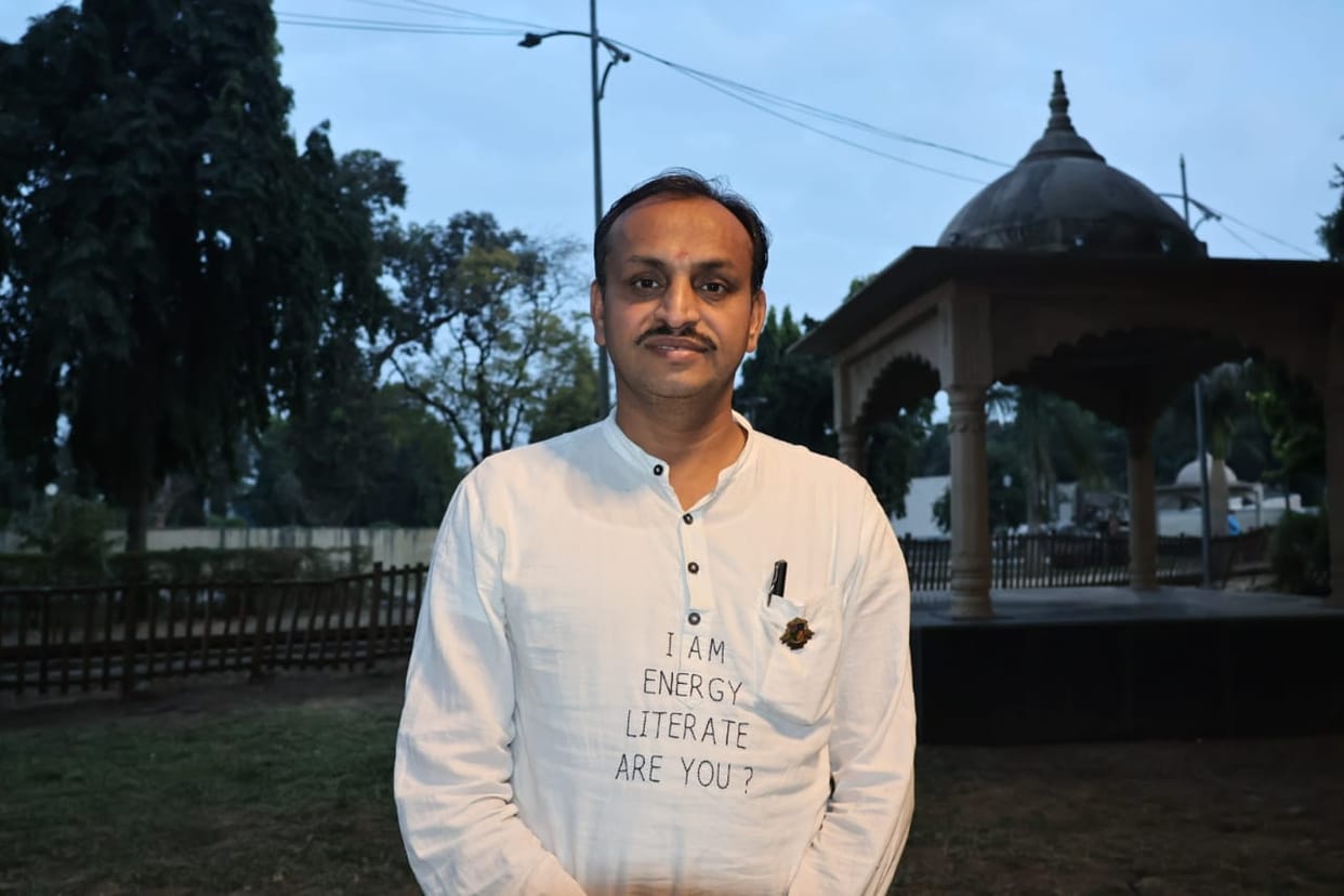 Prof. Chetan Singh Solanki is away from his family for four years, he does not iron his clothes, he wears torn