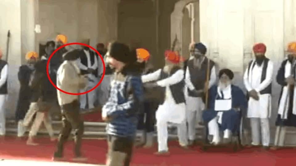 Attack on Sukhbir Badal KCF terrorist Dharam Singh also included Majithia showed footage