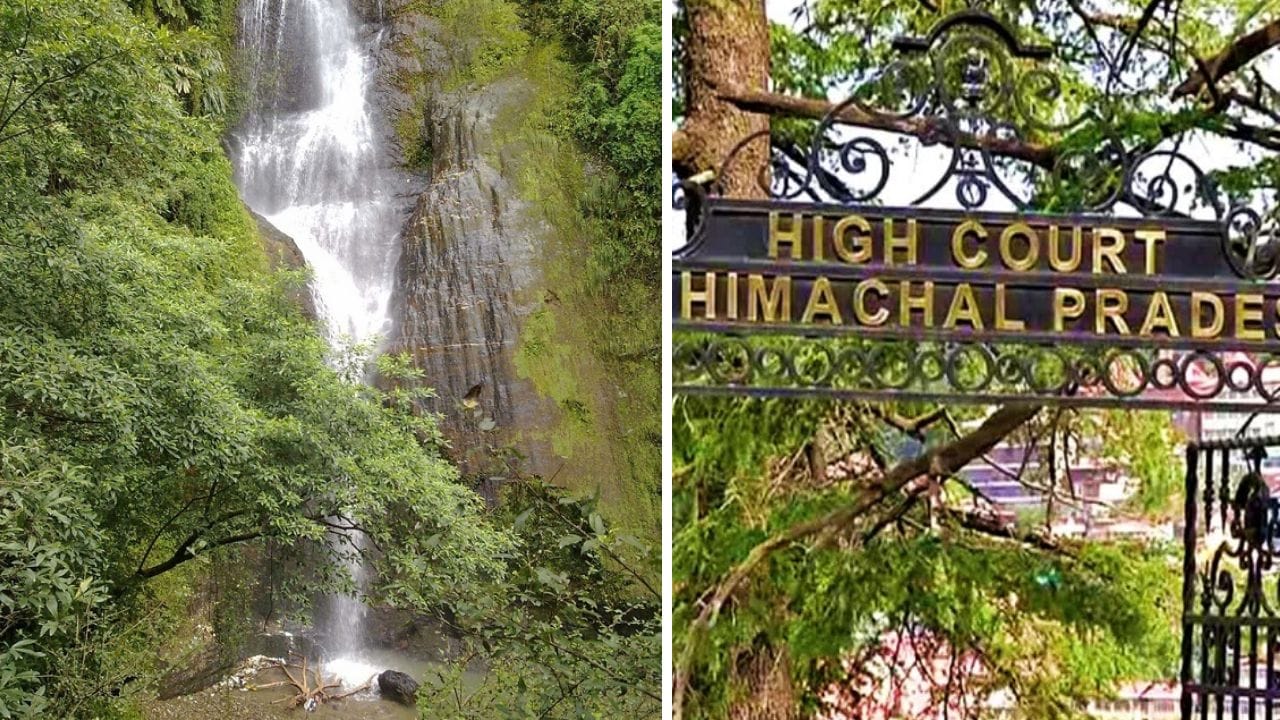 Himachal High Court took cognizance of sewerage water flowing in Chadwick Falls Shimla