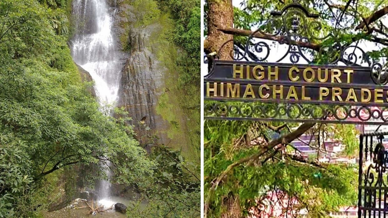 Himachal High Court took cognizance of sewerage water flowing in Chadwick Falls Shimla