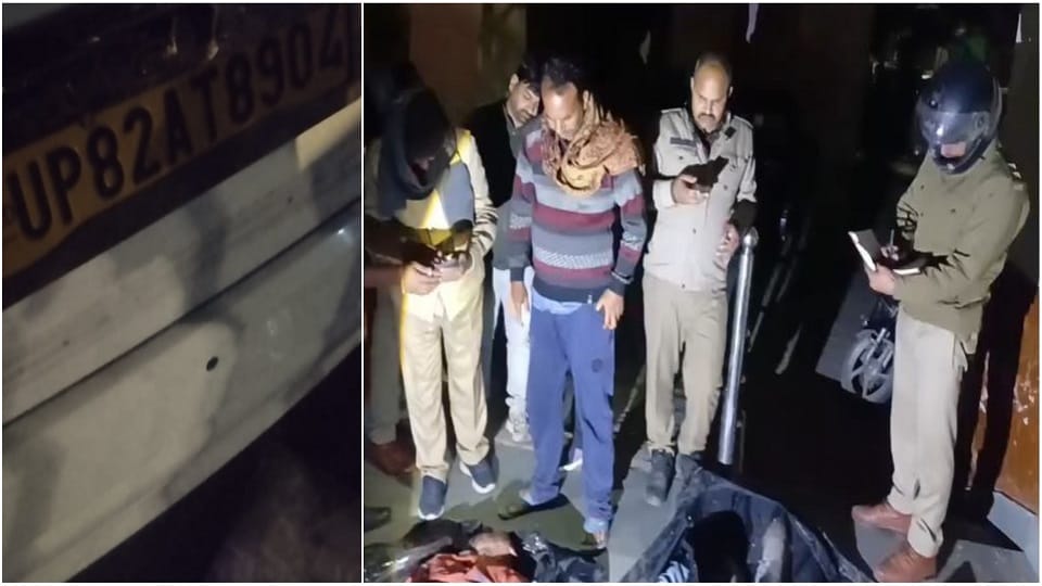 Etah Road Accident three Youths Died In A Horrific Accident Near gadanpur etah up