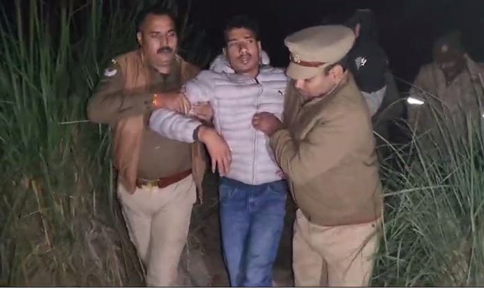 Bullets fired in Ghazipur criminal arrested in encounter police took action Criminal