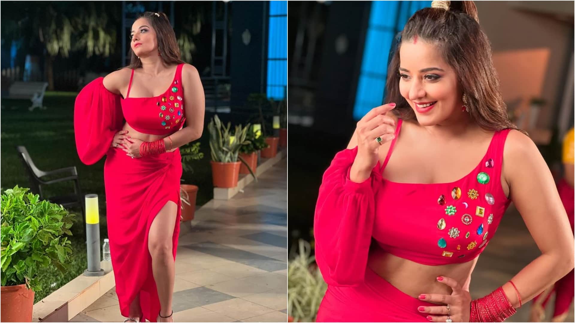 Monalisa New Bhojpuri Song with Vikrant Singh Love Marriage Mein Bhari Nuksaan Have Released