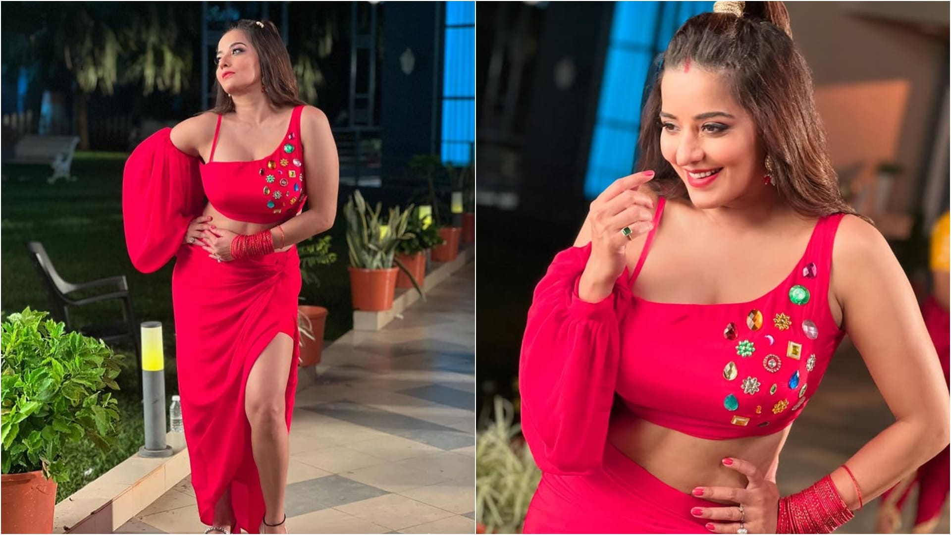 Monalisa New Bhojpuri Song with Vikrant Singh Love Marriage Mein Bhari Nuksaan Have Released