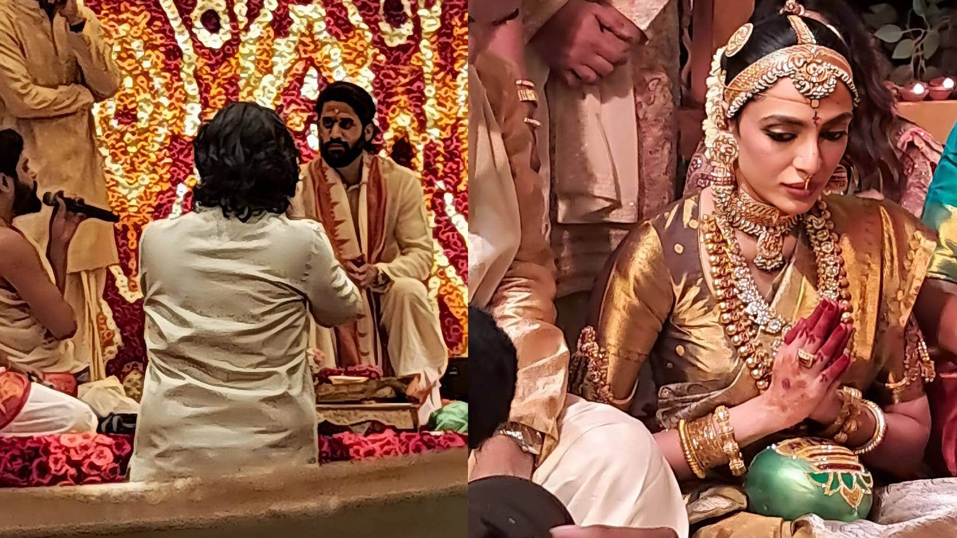 Naga Chaitanya Sobhita Dhulipala wedding was attended by 300 guests Local musicians performed