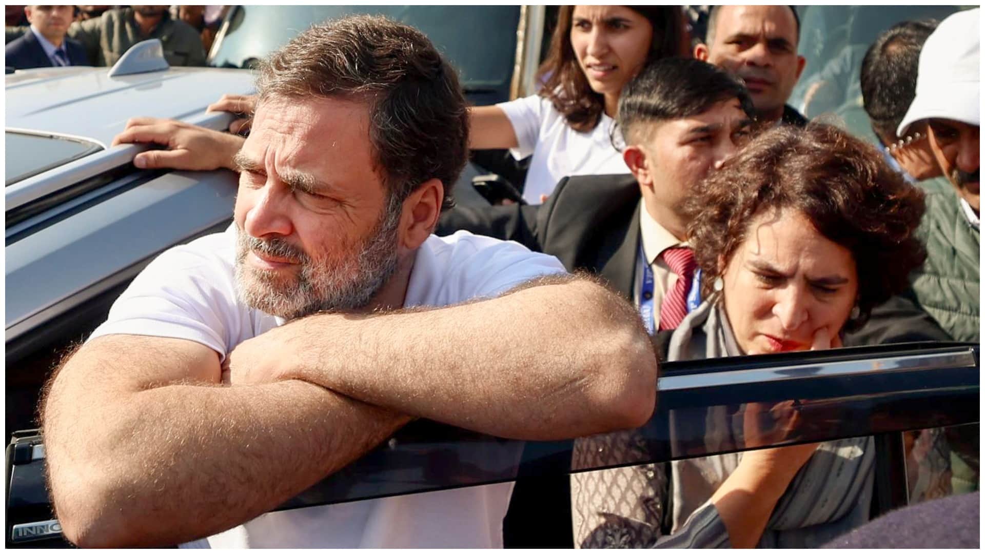 Sambhal Issue: What did Rahul Gandhi Stopped to reach on Delhi UP Border BJP asked why did he not do Kolkata
