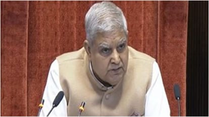 राज्यसभा के सभापति और उपराष्ट्रपति जगदीप धनखड़।