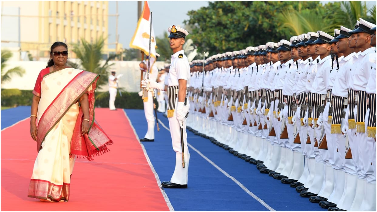 President Murmu participated in the Navy Day program, said- India has always been a strong maritime nation