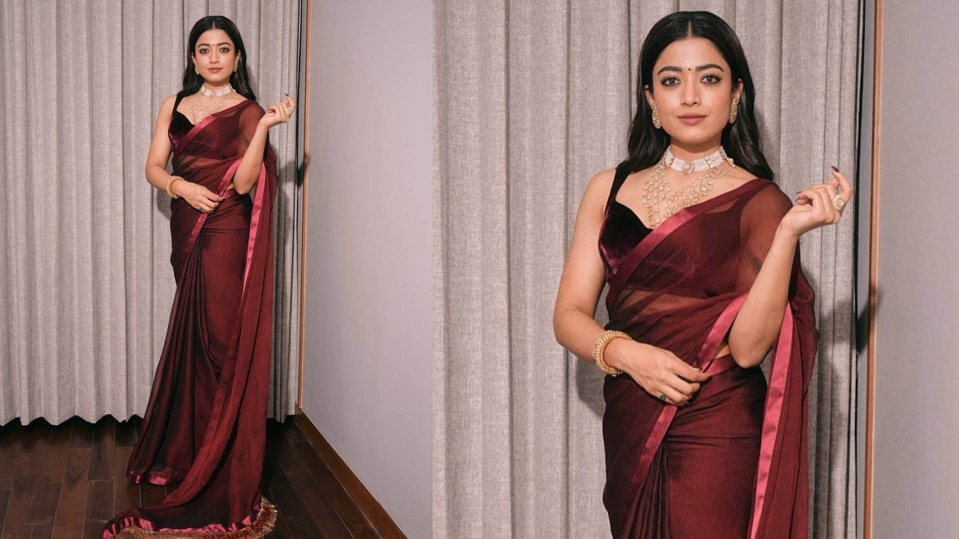 Rashmika Mandanna best ethnic looks photos viral on social media disprj
