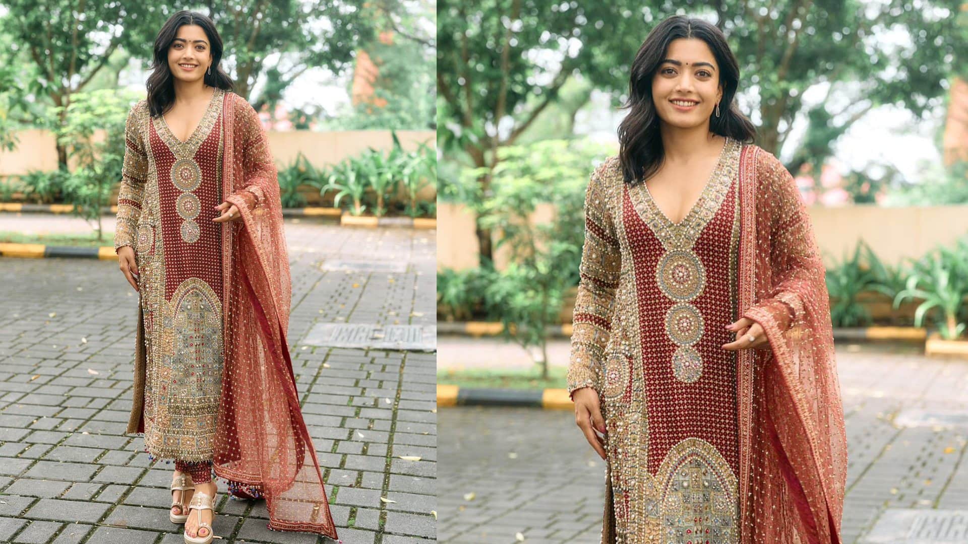 Rashmika Mandanna best ethnic looks photos viral on social media disprj