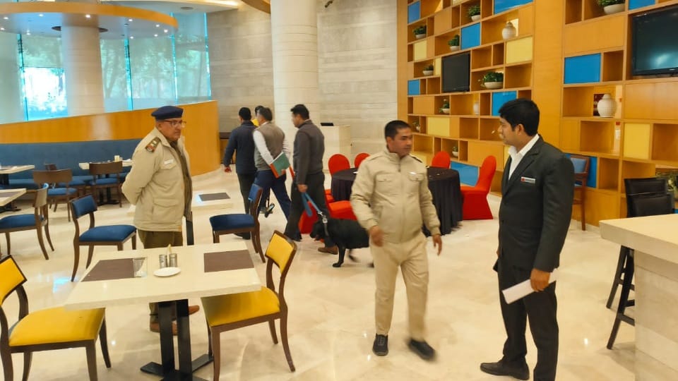 Threat to bomb in hotel Lalit by email Chandigarh Police searched security tight