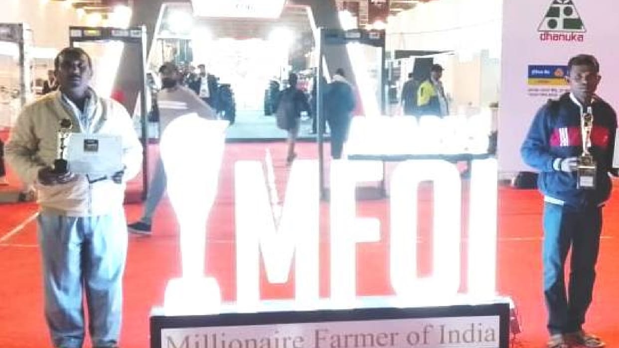 Two farmers of Narayanpur received the Millionaire Farmer of India Award