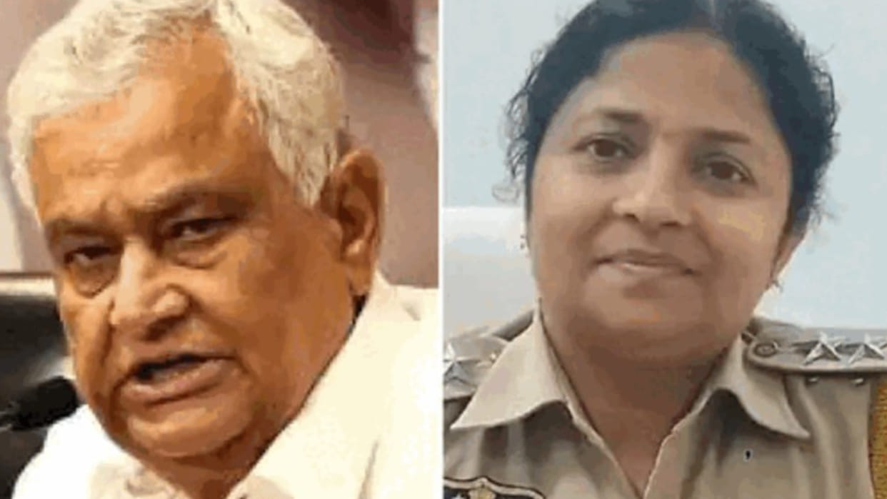 Female police officer filed a report against minister Kirori Meena for obstruction in government work
