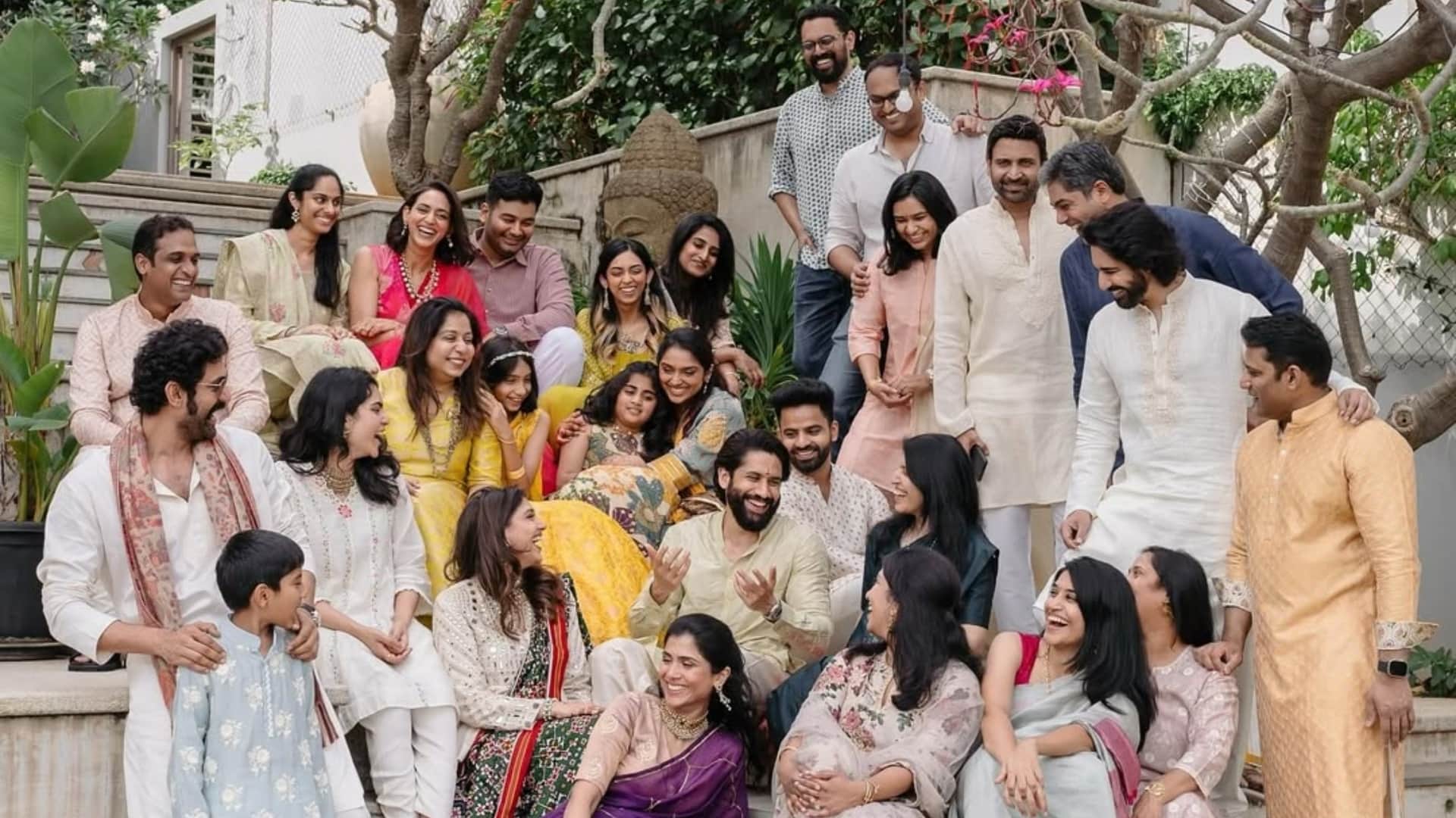 Naga Chaitanya Looks Shy As He Poses With Rana Daggubati Before Marrying Sobhita Dhulipala See Photos