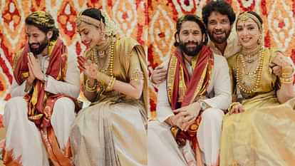 naga chaitanya and sobhita dhulipala engagement to wedding photos viral on social media disprj